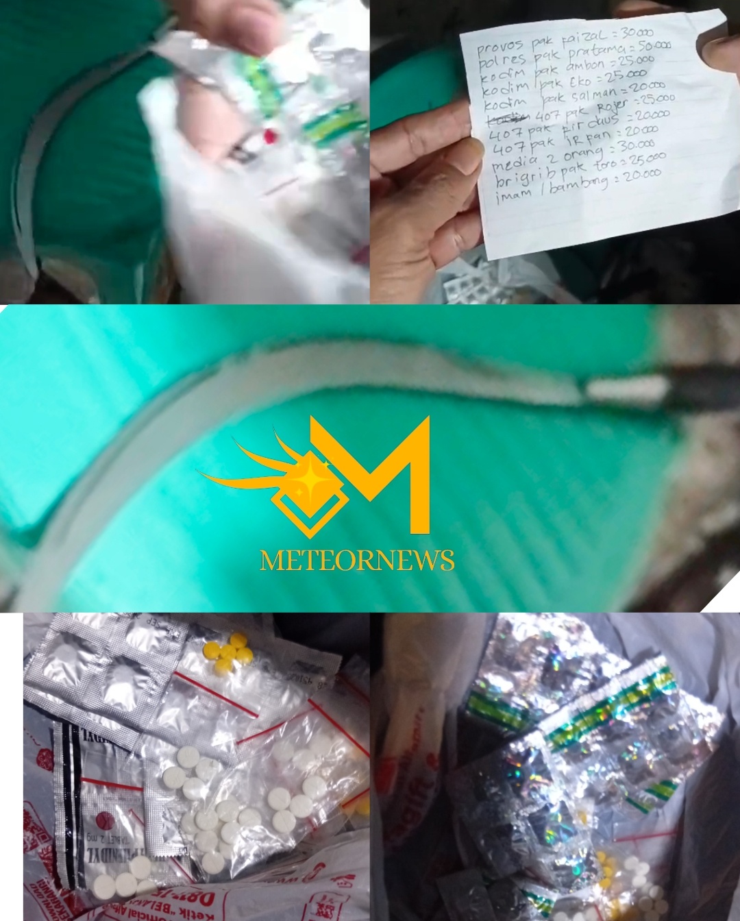 Penjual Obat Terlarang Jalan Ababil Tinggalkan Sajam dan Barang Bukti, Dugaan Kuat Anak Buah Madi Aceh